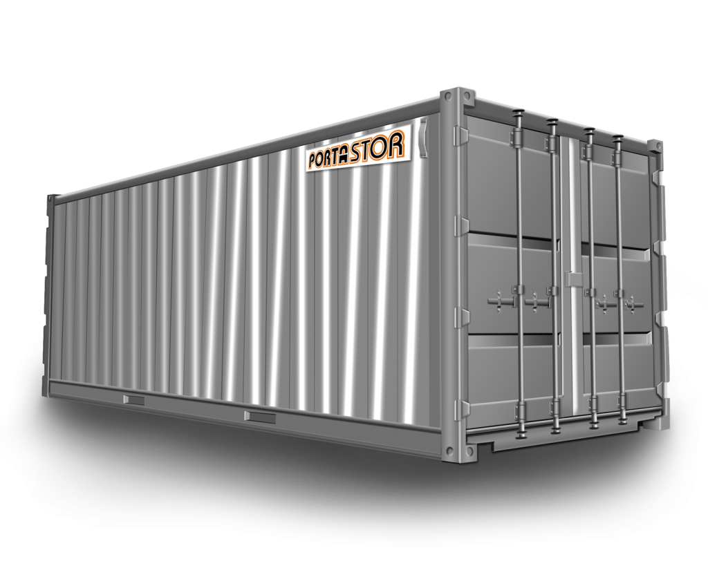 How much fits in a shipping container?