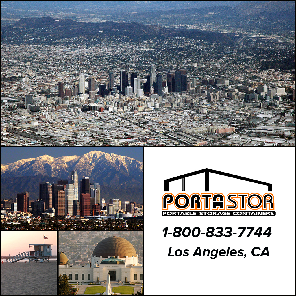 Rent portable storage containers in Los Angeles, CA
