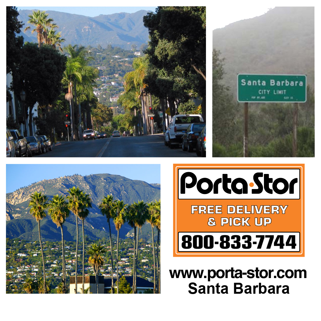 Rent Portable Storage Containers in Santa Barbara