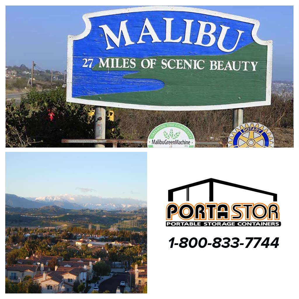 Rent portable storage units in Malibu CA