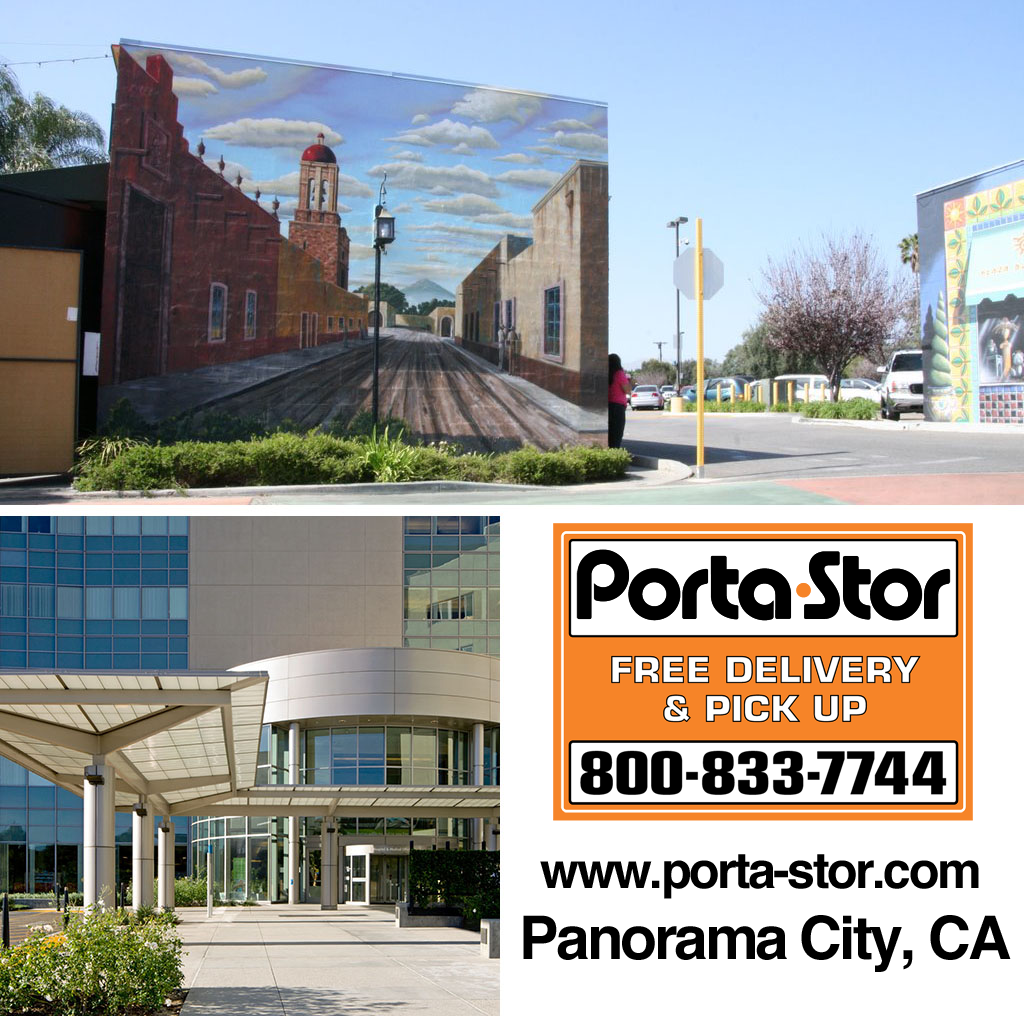 rent portable storage containers in panorama city