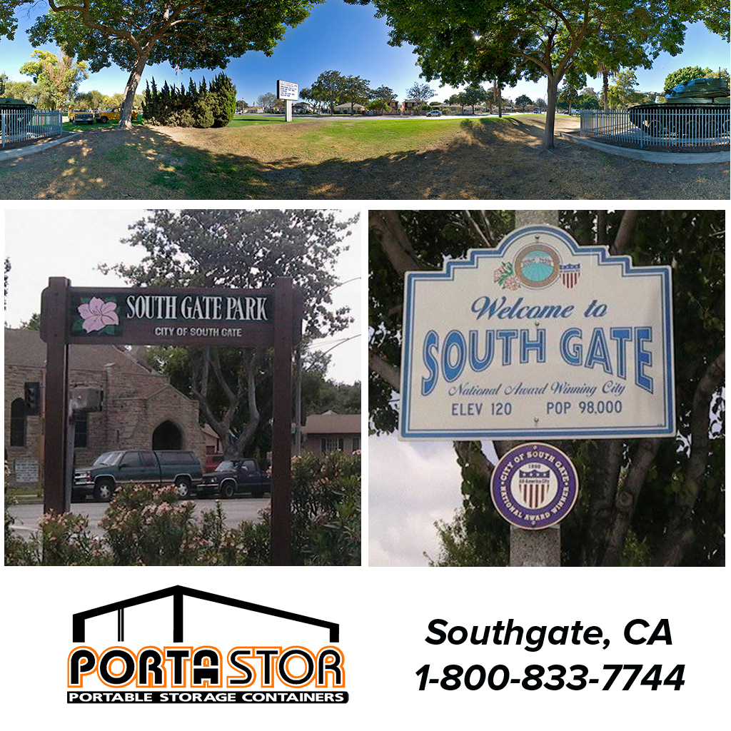 Rent portable storage containers in Southgate, CA