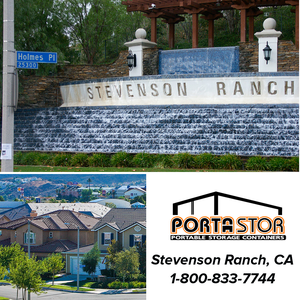 Rent portable storage containers in Stevenson Ranch, CA