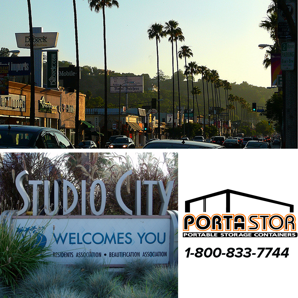 Rent portable storage containers in Studio City, CA
