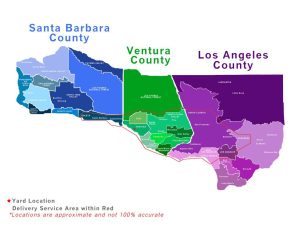 Service Area Map (Detailed) - Porta-Stor